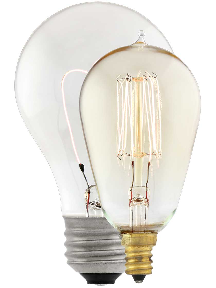 Alternate View 3 of Squirrel Cage ST15 Tapered Candelabra Base Light Bulb.