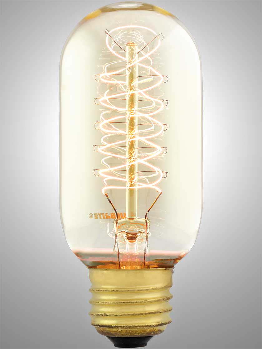 Alternate View 2 of Spiral T14 Tube Medium Base Light Bulb.