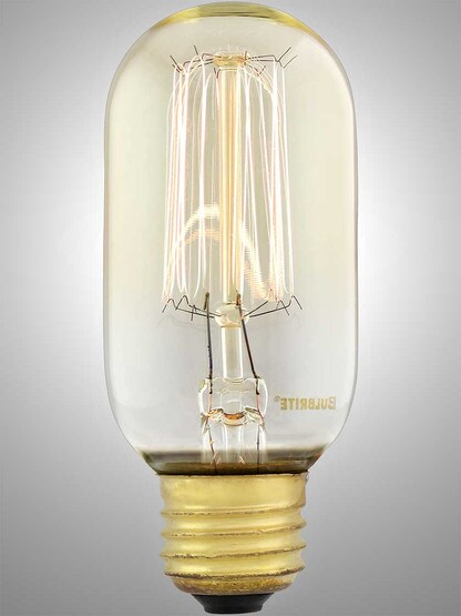 Alternate View 2 of Squirrel Cage T14 Tube Medium Base Light Bulb.
