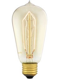 Hairpin Filament Tapered Medium-Base Light Bulb - 40 Watt
