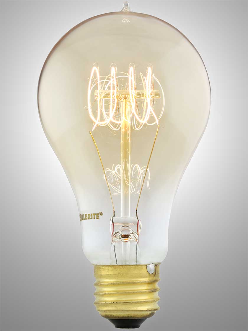Alternate View 2 of Quad Loop Large A21 Medium Base Light Bulb.