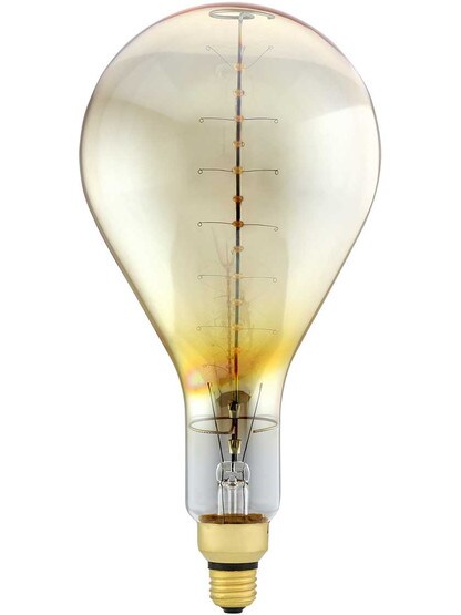 Alternate View of Jumbo Nostalgic Spiral Medium Base Lightbulb - 60W.