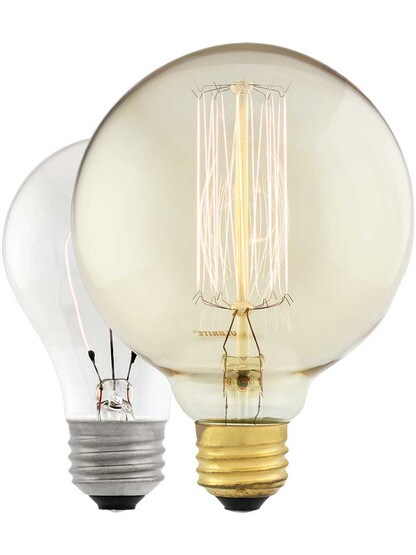 Alternate View 3 of Squirrel Cage G30 Globe Medium Base Light Bulb.