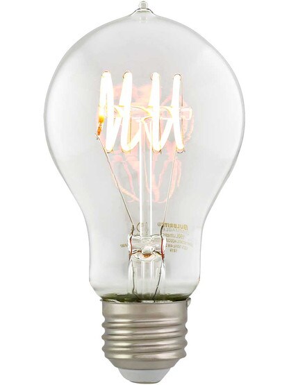 4W LED Quad Loop Filament Medium-Base Light Bulb.