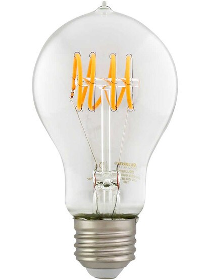 Alternate View of 4W LED Quad Loop Filament Medium-Base Light Bulb.