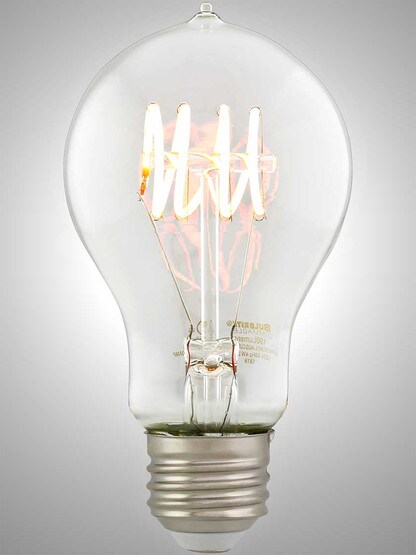 Alternate View 2 of 4W LED Quad Loop Filament Medium-Base Light Bulb.