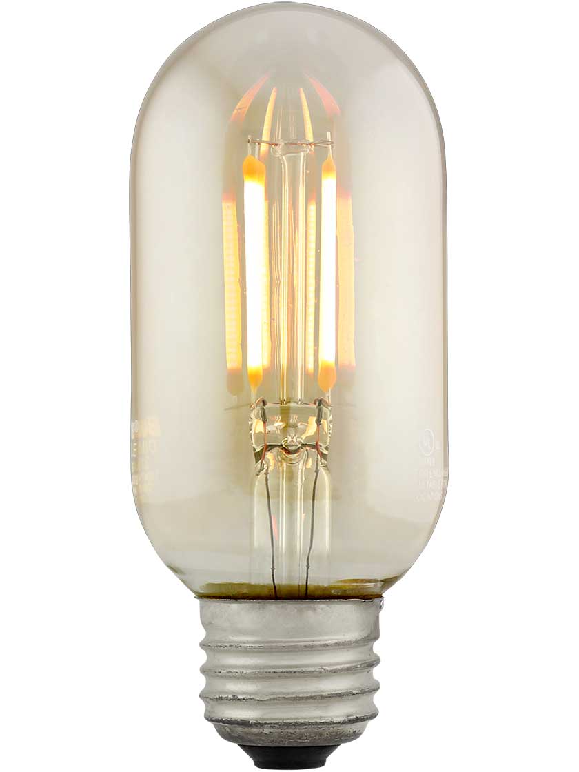 4W LED Vintage Style Medium-Base Small Tubular Light Bulb