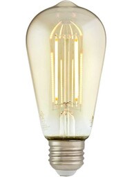 Vintage-Style Tapered Medium-Base LED Filament Bulb - 5W