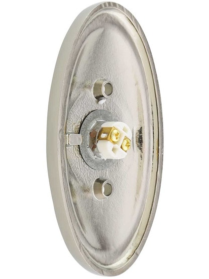 Alternate View 2 of Oval Design Door Chime Ringer In Forged Brass