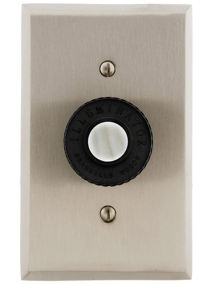"Illuminator" Vintage Style Rotary Dimmer Knob with Mother-of-Pearl Inlay