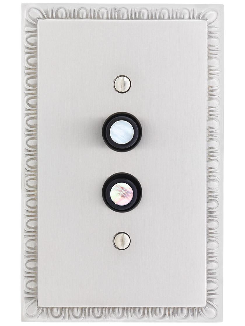 Premium 4-Way Push Button Light Switch with Mother-of-Pearl Premium 4-Way Push Button Light Switch with Mother-of-Pearl
