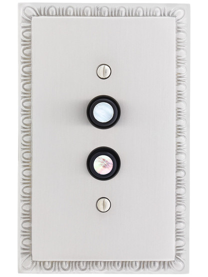 Alternate View 4 of Premium 4-Way Push Button Light Switch With True Mother-of-Pearl Buttons.