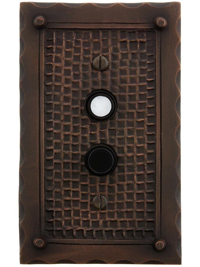 Standard Push Button Light Switch With Single Pearl Button House of