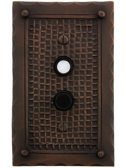 Alternate View 4 of Standard Push Button Light Switch With Single Pearl Button.