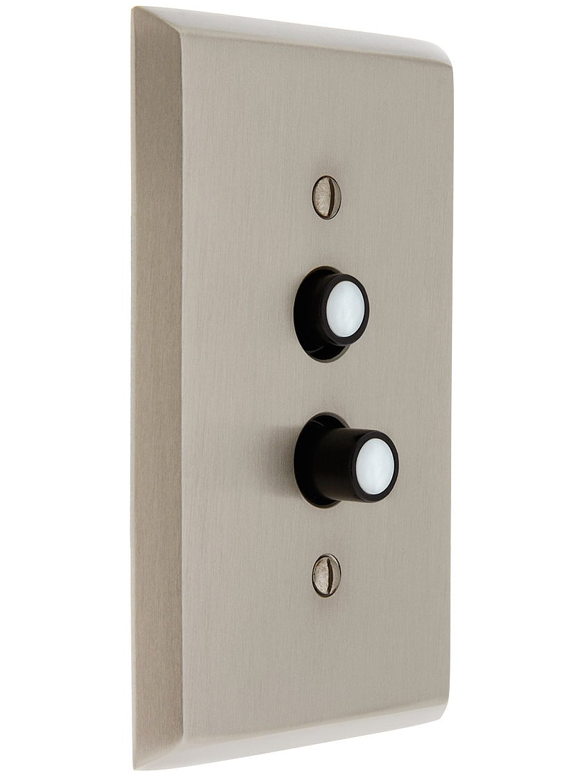 Standard 4Way Push Button Light Switch With Pearl Buttons House of