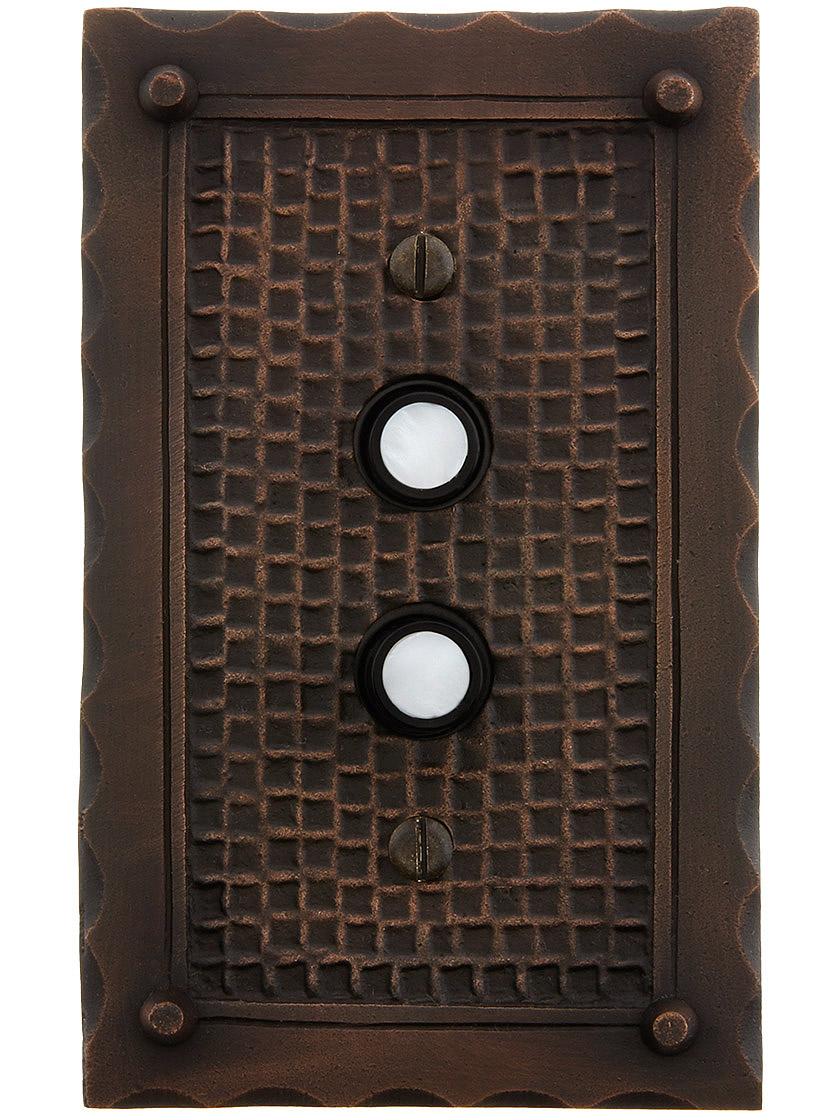 Standard 4Way Push Button Light Switch With Pearl Buttons House of