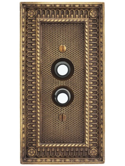 Alternate View 2 of Standard Single-Pole Push Button Universal Dimmer Switch with Pearl Buttons.