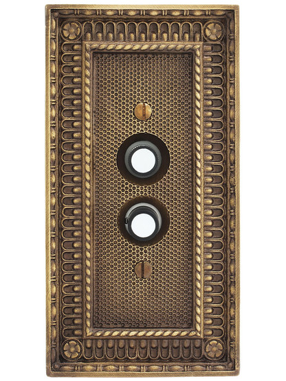 Alternate View 2 of Standard Single-Pole Push Button Universal Dimmer Switch with Pearl Buttons.