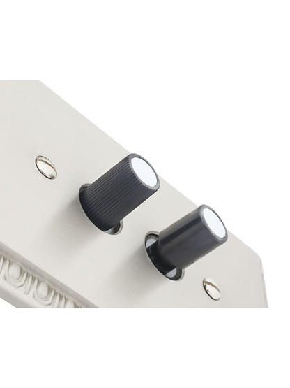 Alternate View 3 of Standard Single-Pole Push Button Universal Dimmer Switch with Pearl Buttons.