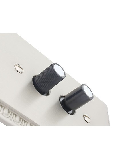 Alternate View 3 of Standard 3-Way Push Button Universal Dimmer Switch With Pearl Buttons.