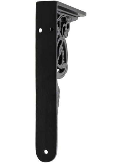 Alternate View of Small Victorian Iron Shelf Bracket - 6 1/8 inch x 4 1/2 inch