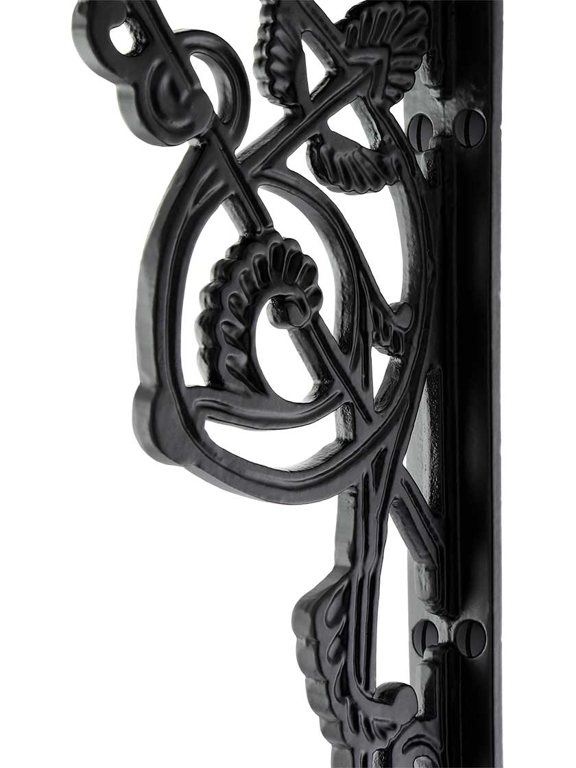 Medium Victorian Iron Shelf Bracket 8 5/8" x 6 1/4" House of