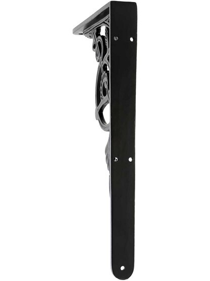 Alternate View of Large Victorian Iron Shelf Bracket - 10 7/8 inch x 7 1/8 inch