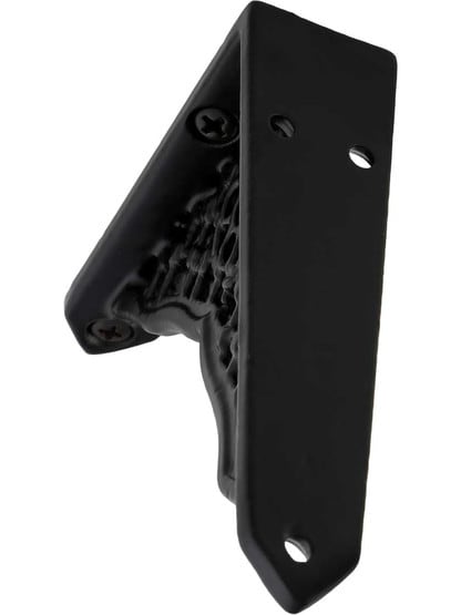 Alternate View of Miniature Cast Iron Shelf Bracket - 4 inch x 3 3/8 inch.