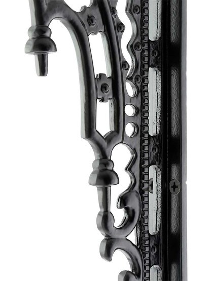 Alternate View 2 of Gothic Revival Iron Bracket - 12 1/8 inch x 8 1/8 inch.