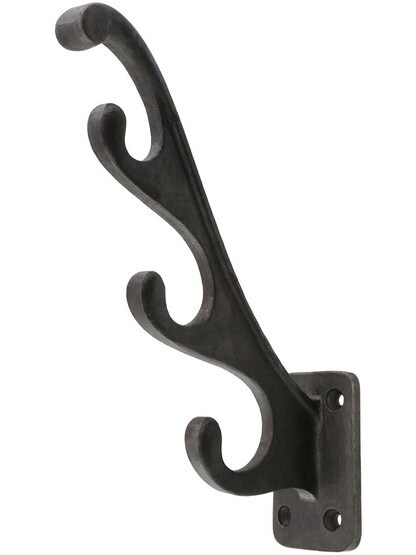 Cast Iron 4-Pronged Coat Hook.