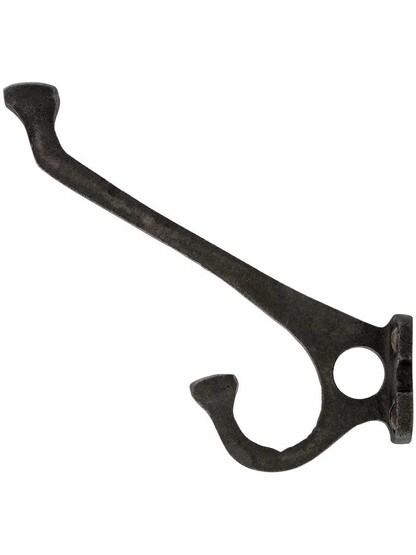 Alternate View of Small Plain Cast-Iron Hook.
