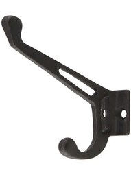 Small Arts & Crafts Cast-Iron Hook