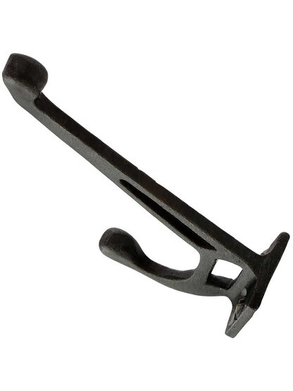 Alternate View 2 of Small Arts and Crafts Cast-Iron Hook.