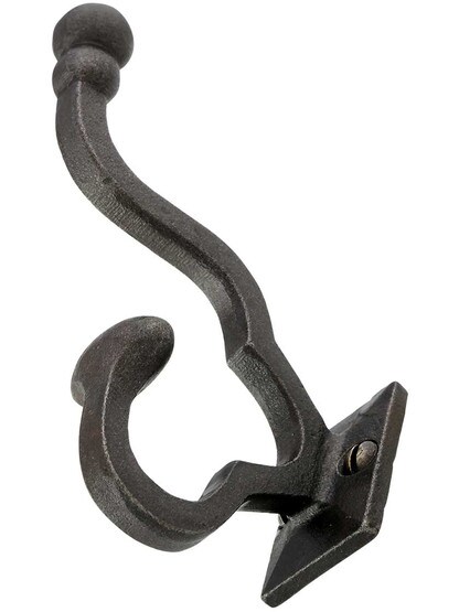 Small Traditional Cast-Iron Hook | House of Antique Hardware