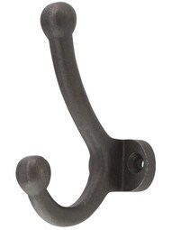 Wrought Iron Hooks - Cast Iron Hooks - Iron Coat Rack