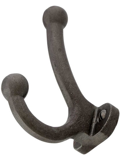 Alternate View 2 of Small Classic Cast-Iron Hook.