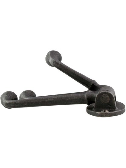 Alternate View 2 of Cast-Iron Swivel Hook with Oval Back Plate.