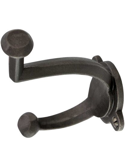 Alternate View 2 of Cast Iron Bungalow-Style Hat and Coat Hook.