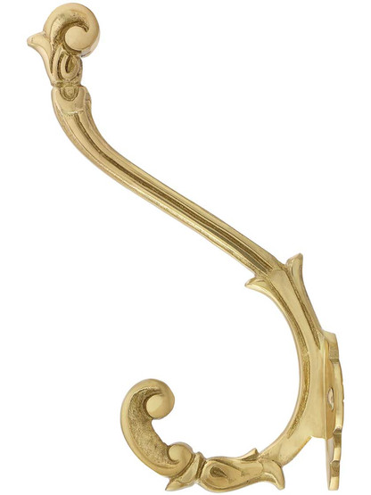 Solid Brass Decorative Coat Hook
