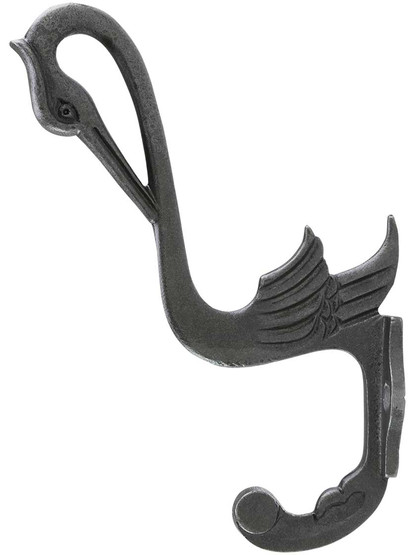 Swan Cast-Iron Coat Hook
