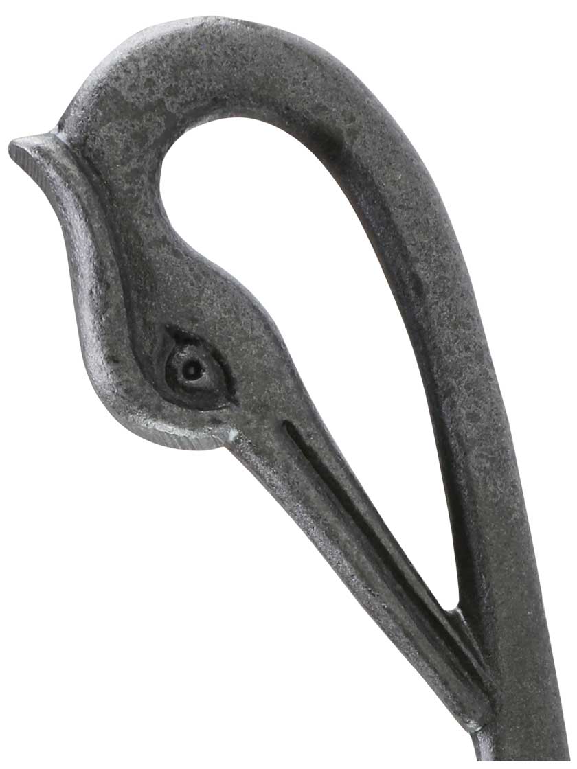 Swan Cast-Iron Coat Hook