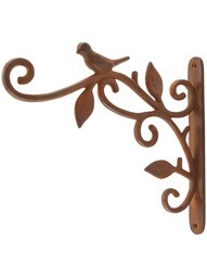 Cast-Iron Bird Plant Hanger