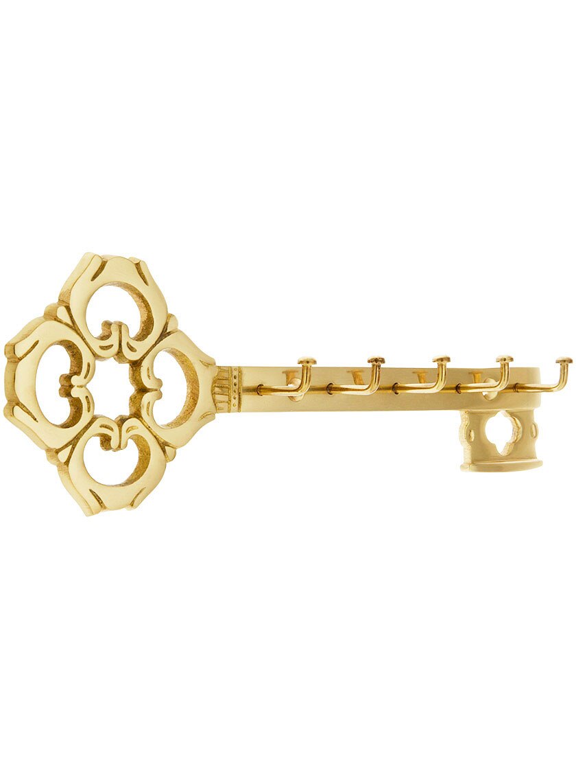 Small Key - Polished Solid Brass Skeleton Antique Furniture Style Key Keepsake E