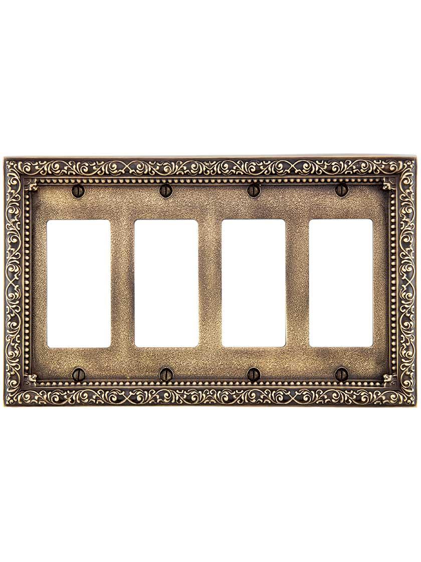 * antique plate ୨୧* フラワーレリーフ アンティークプレート antique plate ୨୧* フラワーレリーフ アンティークプレート 1940s