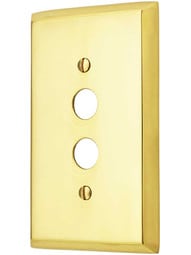 Premium Push Button Light Switch with True Mother-of-Pearl Button