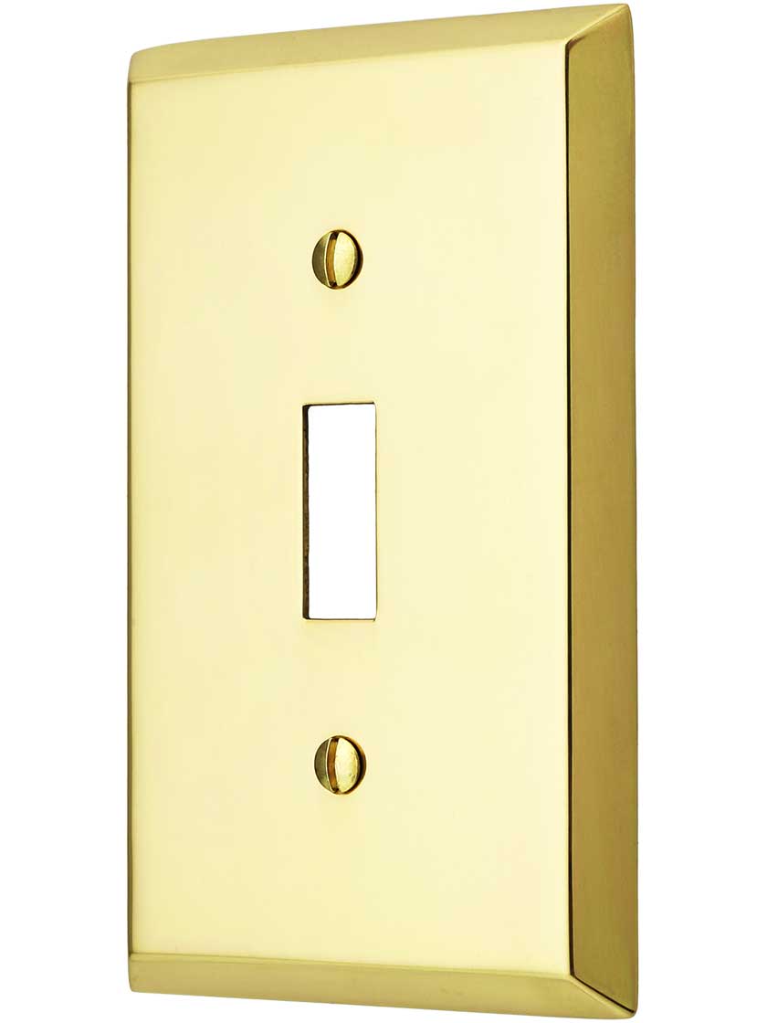 brass switch plate