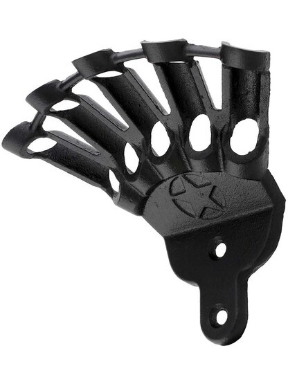5 Finger Cast Iron Flag Holder.
