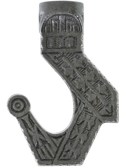 Alternate View of Eastlake Cast-Iron Ceiling Hook.