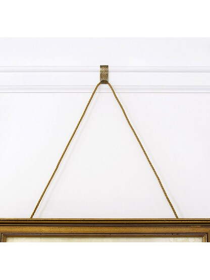 Alternate View 2 of Ornate Floral Pattern Picture Rail Hook