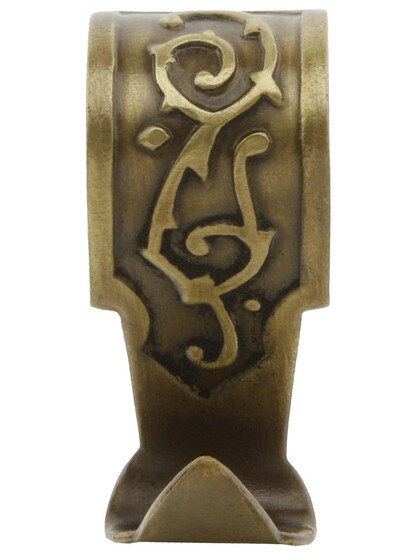 Alternate View of Scrolling Vine Picture Moulding Hook